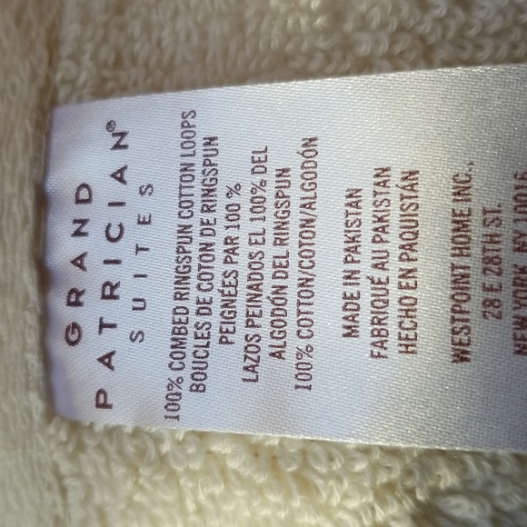 2-pack Grand Patrician Bath Towels - Picture 2 of 5